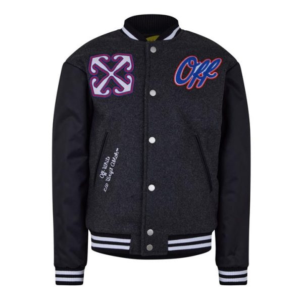 OFF WHITE Arrow Bomber Jacket Juniors - Multi
