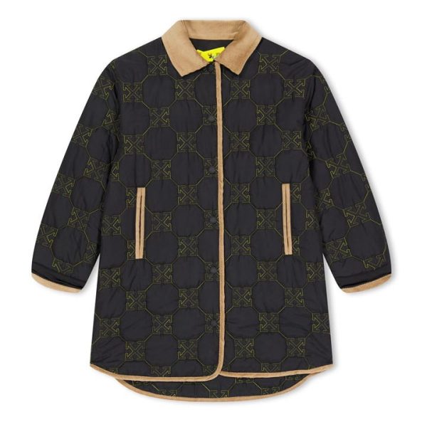OFF WHITE Arrows Padded Nylon Jacket Juniors - Black