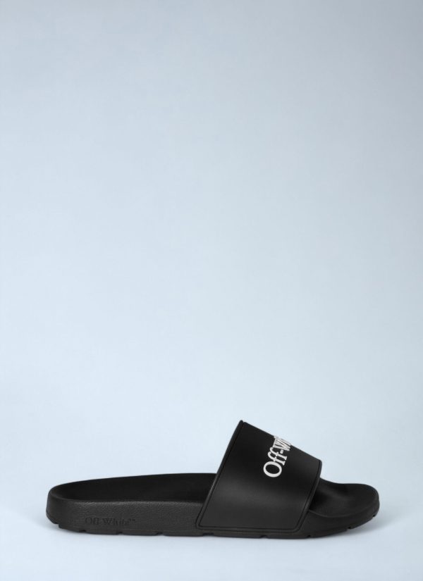 OFF WHITE Bookish Sliders - Woman Slides Black Eu - 41