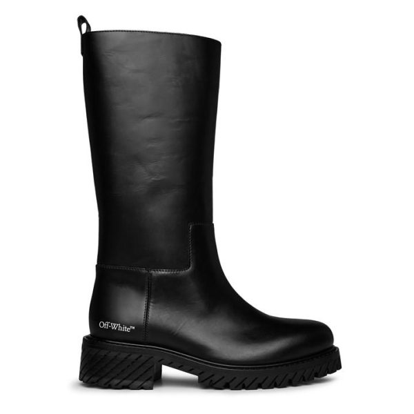 OFF WHITE Combat Boots - Black