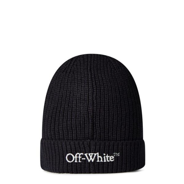 OFF WHITE Logo Beanie Juniors - Black