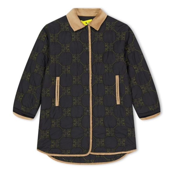 OFF WHITE Padded Nylon Jacket Infants - Black