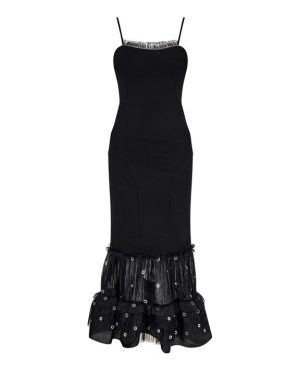 OFF WHITE Slip Dress - Black