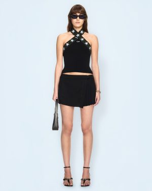 OFF WHITE Wool Mini Skirt - Woman Skirts Black Eu - 44