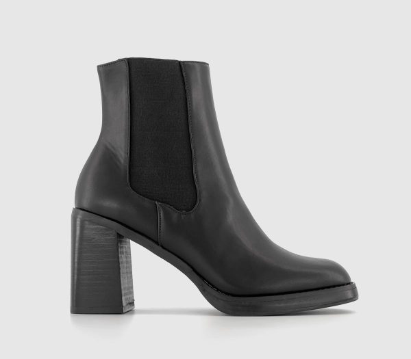 OFFICE Womens Announce Platform Chelsea Boots Black, 8