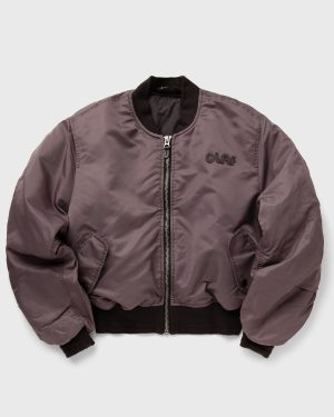 ØLÅF RETRO LOGO BOMBER JACKET women Bomber Jackets brown in size:L