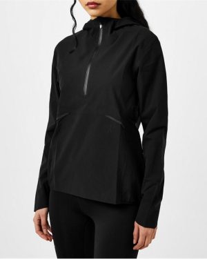 ON Waterproof Hooded Anorak - Black