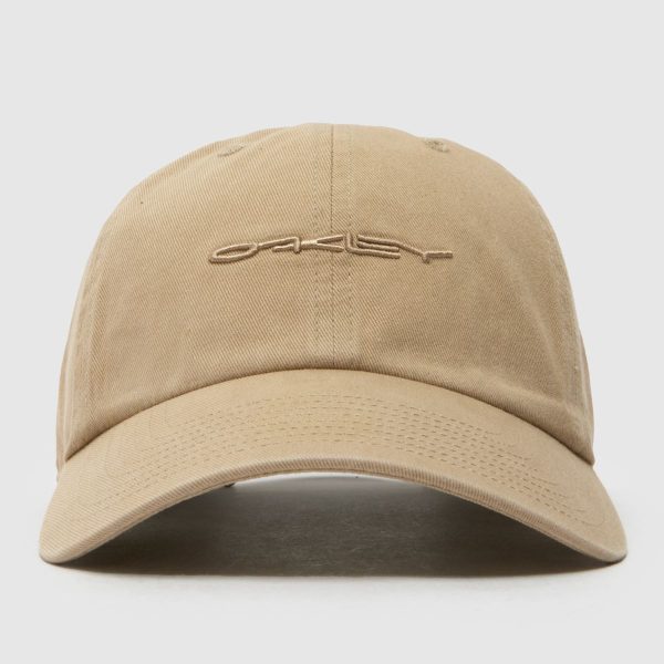 Oakley Soho Dad Cap in Beige, Size: OSFM