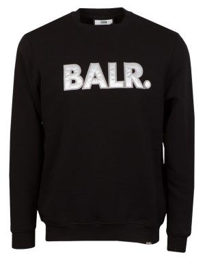 Olaf Straight Satin Embro Sweatshirt