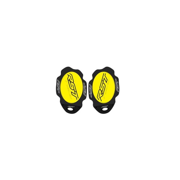 (One, Flo Yellow) Motorbike Motorcycle Sports Touring Knee Sliders RST