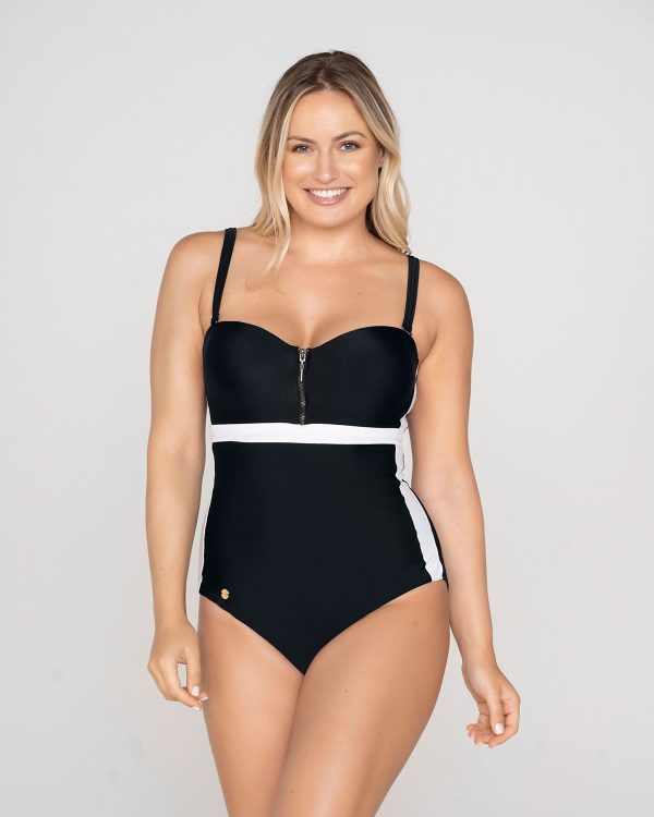 One-Piece Petite Sporty Slimming Swimsuit