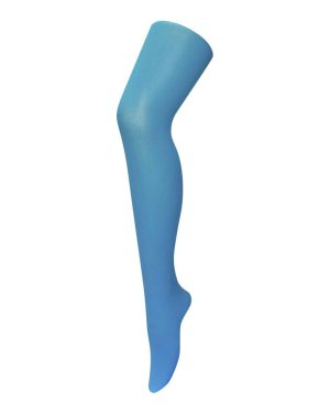(One Size, Aqua Blue) Sock Snob - Ladies 40 denier bright coloured opaque neon tights