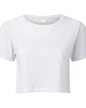 Outdoor Look Womens Short Sleeve Soft Touch Cotton Crop Top XXS- UK Size 6