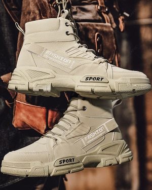 Outdoors Lace Up Front Combat Boots