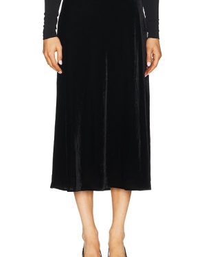 PAIGE Cicely Midi Skirt in Black. Size 00, 10, 14, 2, 6, 8.