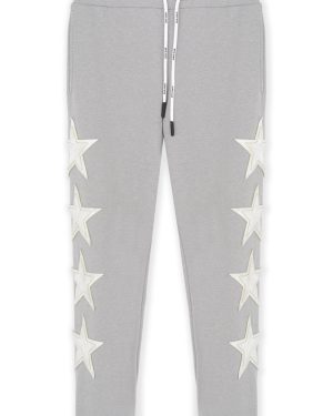 PALM ANGELS WOMENS PATCHED STARS JOGGERS Size: S, colour: LILA