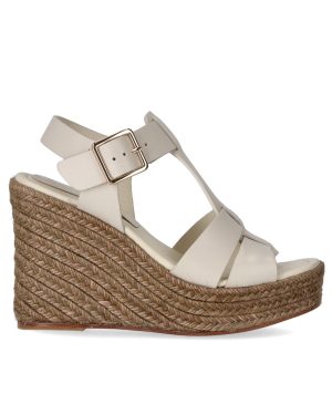 PALOMA BARCELÓ ALISON WHITE WEDGE SANDAL