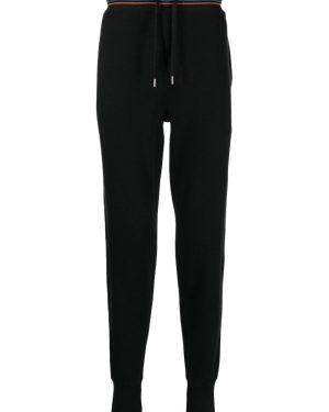 PAUL SMITH ARTIST STRIPE CUFFED JOGGERS Size: XL, colour: BLACK