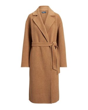 POLO RALPH LAUREN Belted Wrap Coat - Beige