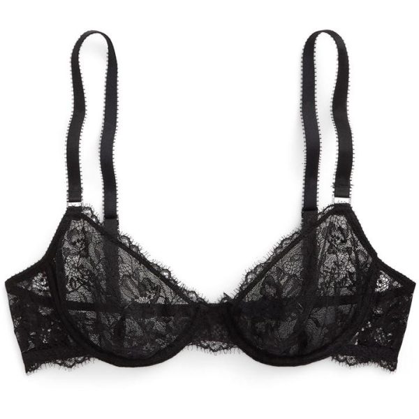 POLO RALPH LAUREN Lace Demi Bra - Black