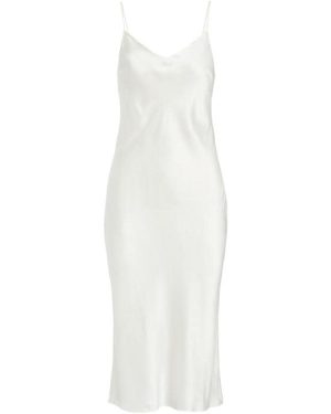 POLO RALPH LAUREN Silk Slip Dress - Cream