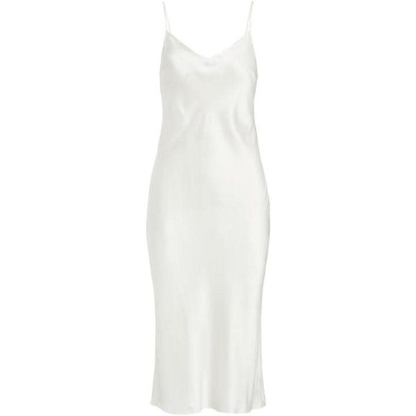 POLO RALPH LAUREN Silk Slip Dress - Cream
