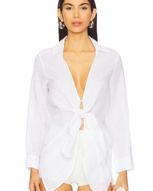 PQ Millie Tie Cover Up in White. Size XS/S.