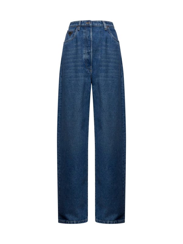 PRADA DENIM | Wide-leg trousers | Women | 26