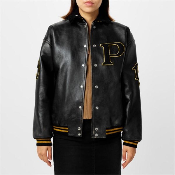 PRADA Varsity Bomber Jacket - Black