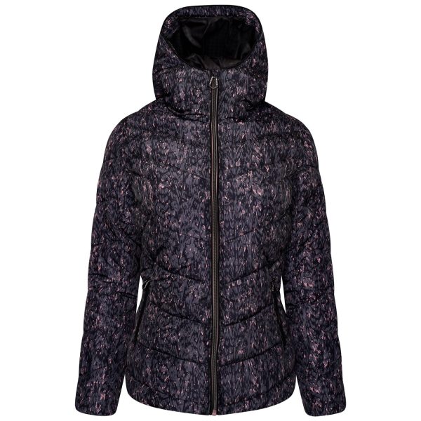 Padded Jacket Reputable Polyester Powder Pink Wave