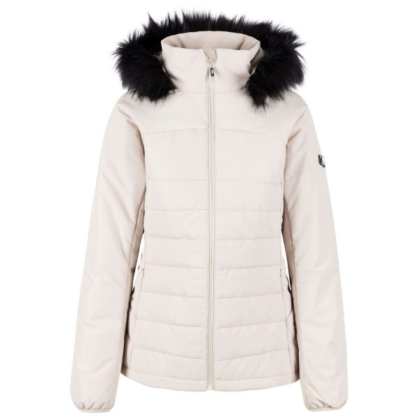 Padded Jacket Translate Polyester Soft Stone