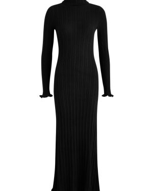 Paige Zephyr Cashmere Maxi Jumper Dress - Black - XS (UK6 /xs)