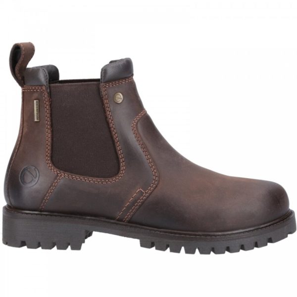 Pamington | Brown | Waterproof | Womens "Chunky" Chelsea Boots