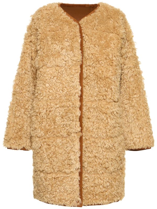 Paola Faux Shearling Coat