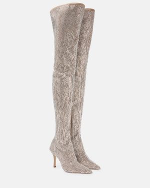 Paris Texas Embellished over-the-knee boots