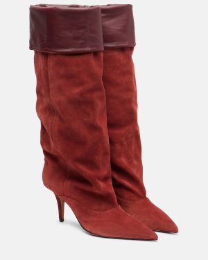 Paris Texas Ines 75 suede knee-high boots