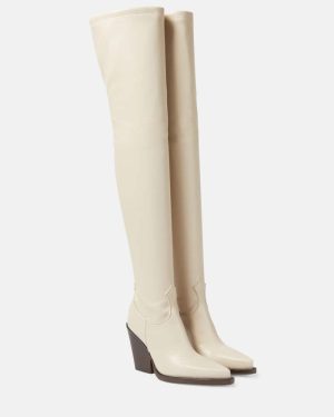 Paris Texas Vegas faux leather over-the-knee boots