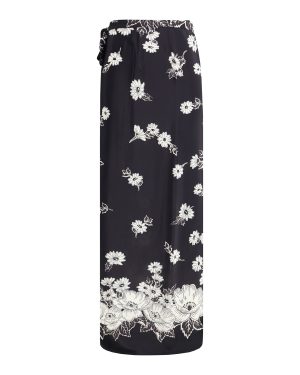 Parosh Floral Wrap Skirt