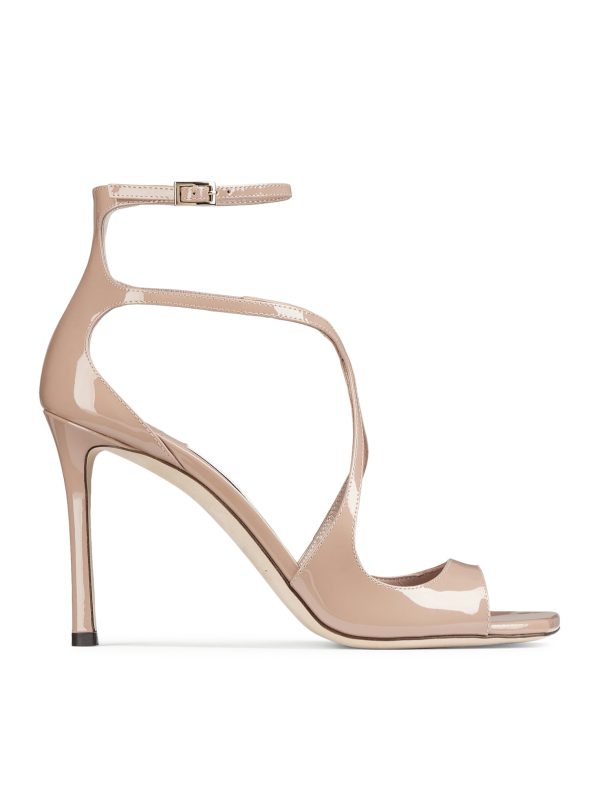 Pastel pink patent leather sandals - Jimmy Choo - Woman