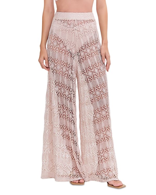 PatBO Seashell Swim Cover-Up Pants