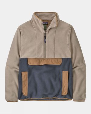 Patagonia Unisex Synchilla Anorak Pullover - Dk Blue