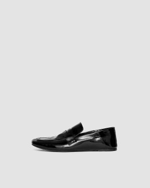 Patent Leather Loafers - 38