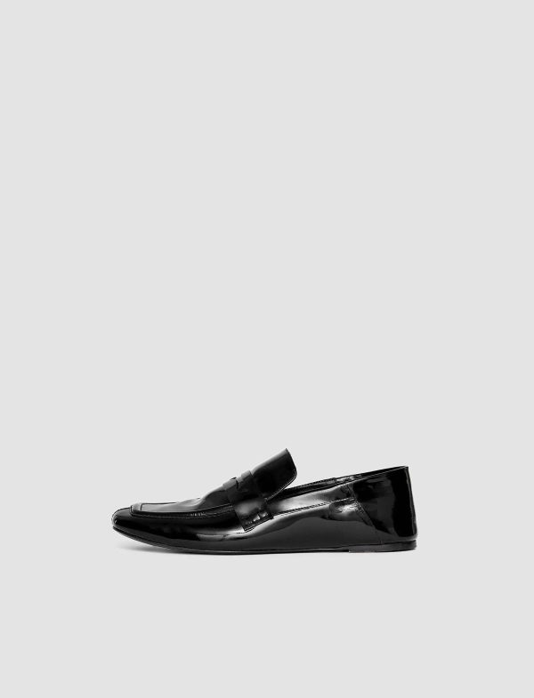 Patent Leather Loafers - 38