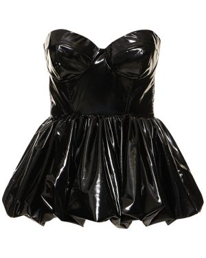 Patent Tech Corset Top