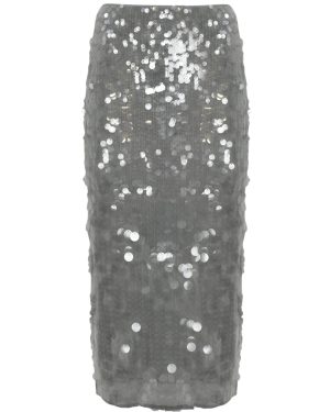 Patrizia Pepe Sequin Midi Skirt