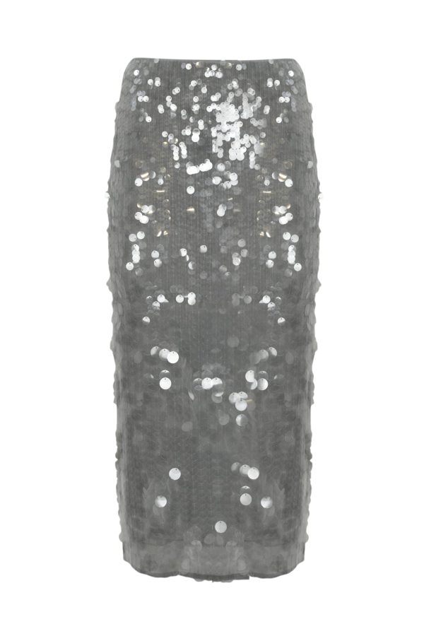 Patrizia Pepe Sequin Midi Skirt