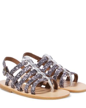 PePe Glitter gladiator sandals