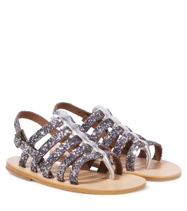 PePe Glitter gladiator sandals
