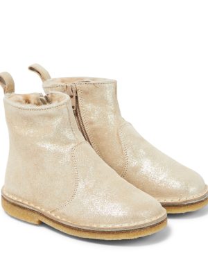 PePe Harley glittered suede ankle boots