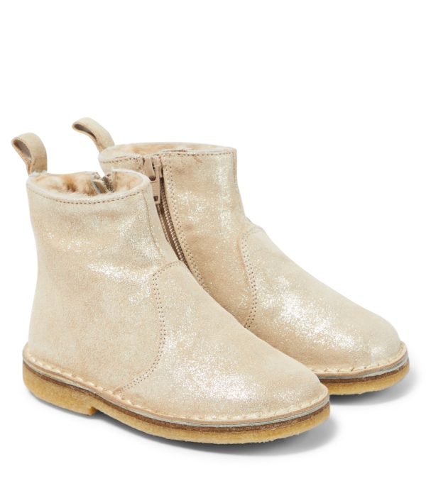 PePe Harley glittered suede ankle boots